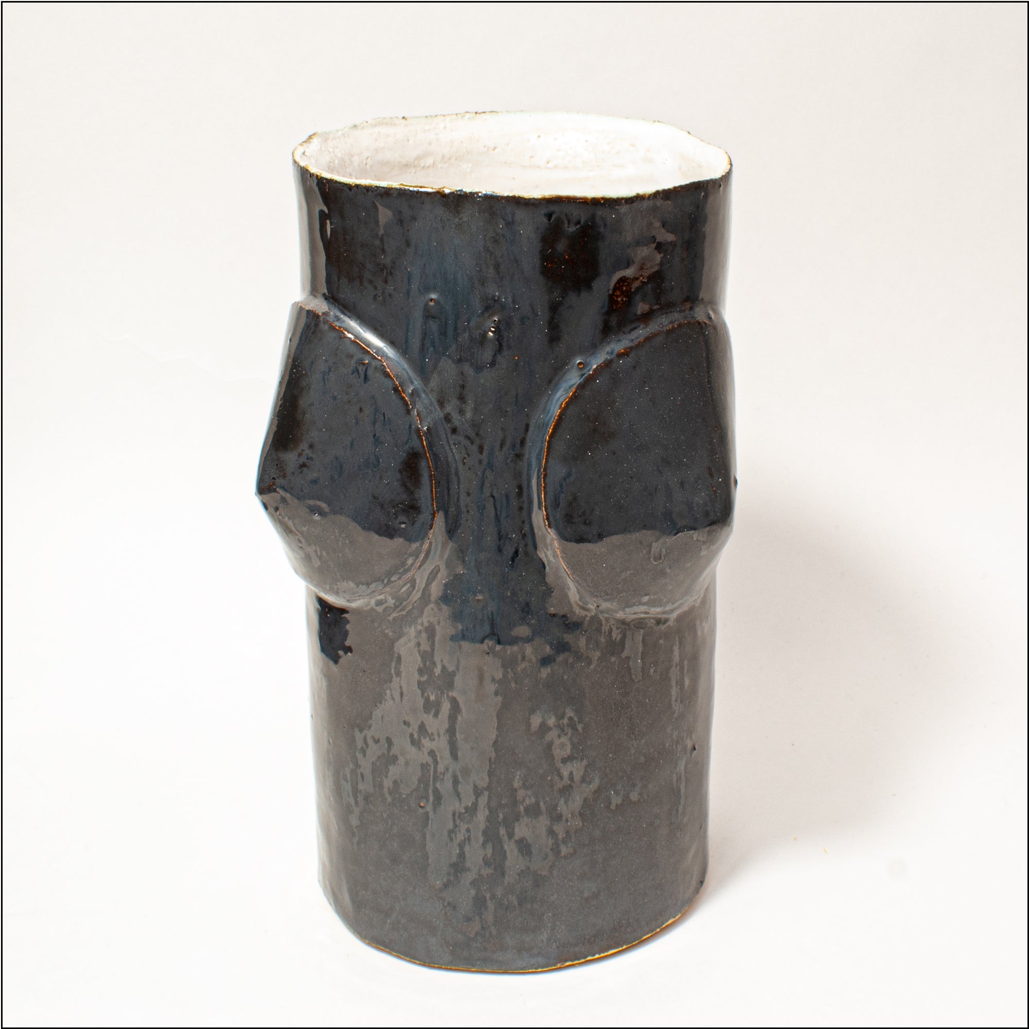 Vase I metallic